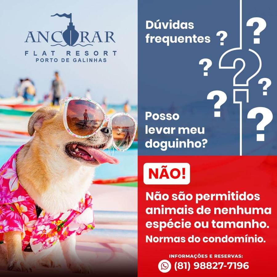 Flats De 2 Quartos No Ancorar Pôrto das Galinhas Exterior foto